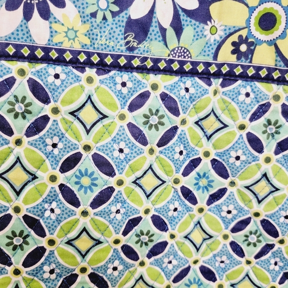 VERA BRADLEY shoulder tote Fabric quilted imperial floral print bag - Picture 7 of 13
